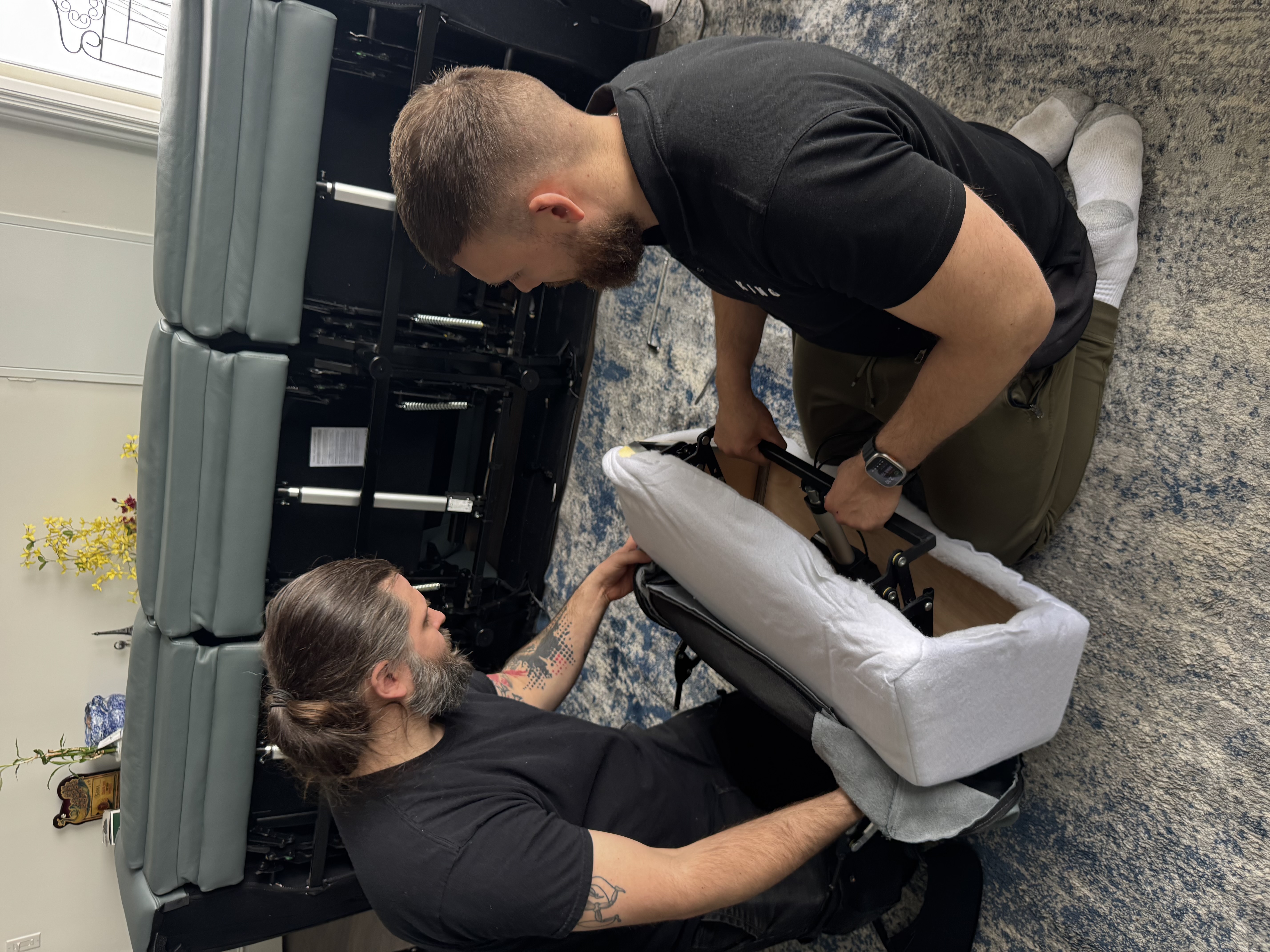 On-site repair example