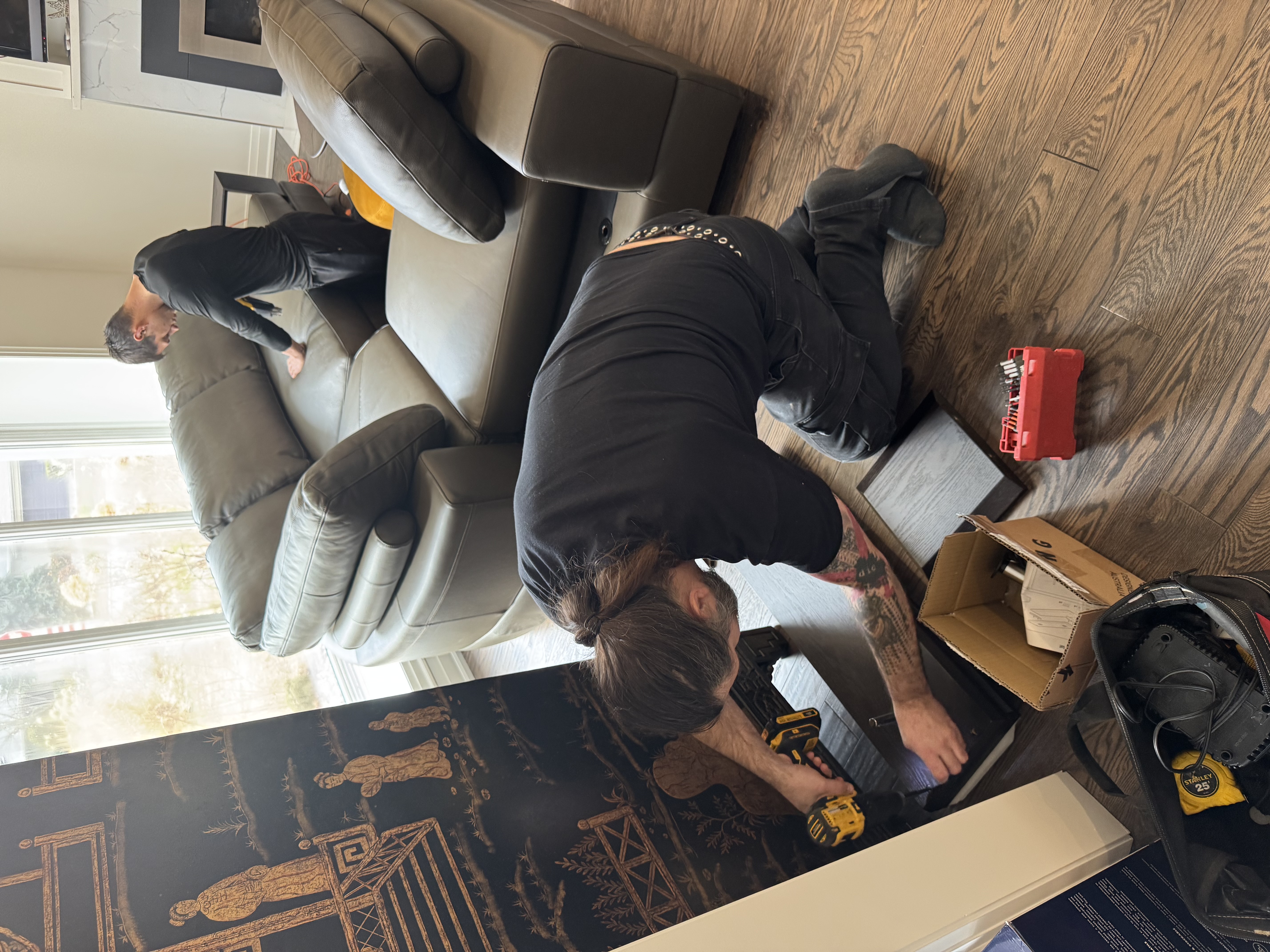 On-site repair example